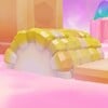 Squared screenshot of floating corn from Super Mario Odyssey.