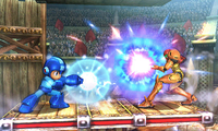 SSB4 3DS - Samus Mega Man Charge Attack.png