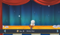 A Snow Guy in Scrapbook Theater