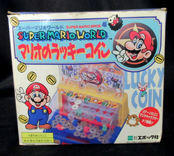 The Super Mario World Lucky Coin box.