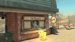 A Yoshi's location in Mario Kart World
