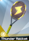 A Pro Tennis Gear Thunder Racket card from Mario Sports Superstars