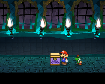 Fourth treasure chest in Creepy Steeple of Paper Mario: The Thousand-Year Door.