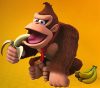 Artwork of Donkey Kong from a 2022 Calander.