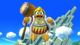 King Dedede's Super Dedede Jump in Super Smash Bros. for Wii U.