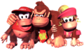 Donkey, Diddy, and Dixie Kong
