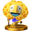 Frillard trophy from Super Smash Bros. for Wii U