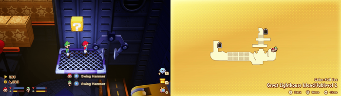 22th block in the Color-Full Sea Great Lighthouse Island from Mario & Luigi: Brothership