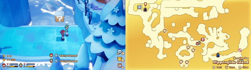 6th block in Slippenglide Island from Mario & Luigi: Brothership