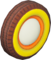 The Ring7_Brown tires from Mario Kart Tour