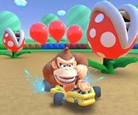 The icon of the Wendy Cup's challenge from the 2020 Trick Tour and the Ice Mario Cup's challenge from the Autumn Tour in Mario Kart Tour.