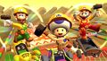 Builder Mario, Builder Luigi, Builder Toad, and Builder Toadette tricking on the R/T variant