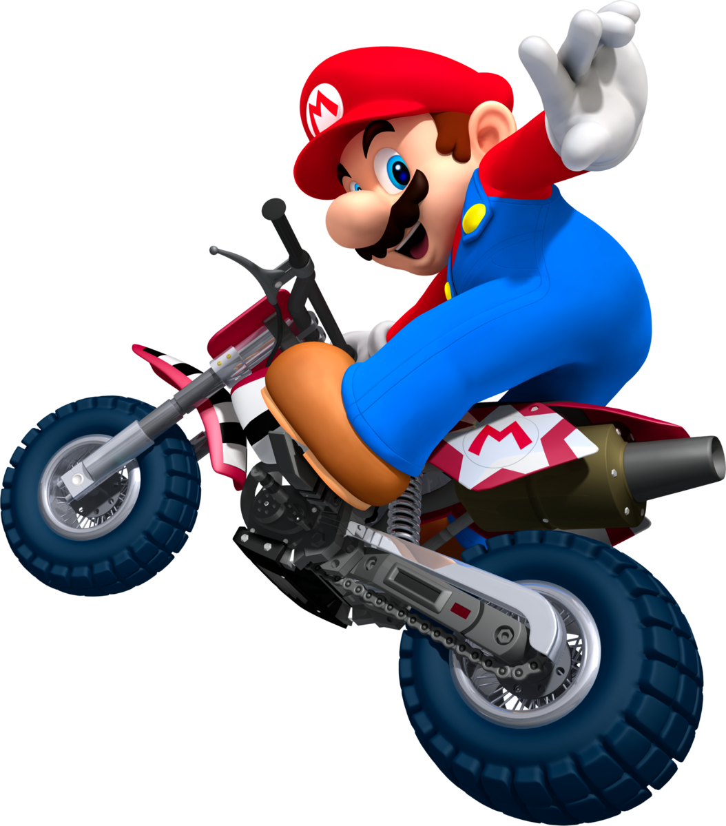 FileMKW Mario Bike Artwork.png Super Mario Wiki, the Mario encyclopedia