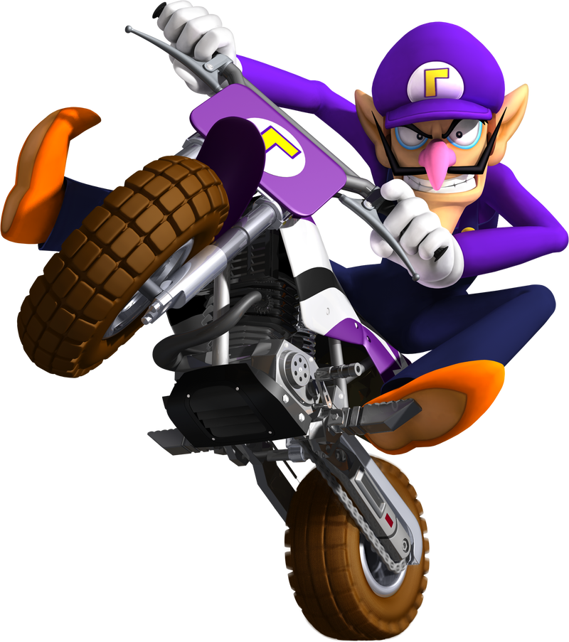 Waluigi Bike Artwork