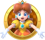 Artwork of Princess Daisy in Mario Party: Star Rush
