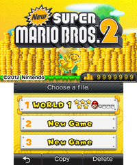 New super mario bros ds sales 100 complete