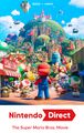 Poster advertising the Nintendo Direct: The Super Mario Bros. Movie presentation