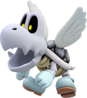 Artwork of a Parabones from Super Mario 3D World.