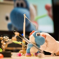 A glimpse at the production of the stop motion shorts from Poochy & Yoshi's Woolly World
