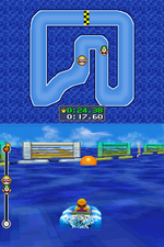 Duel mode for Raft Riot in Mario Party DS