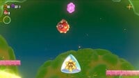 The first 10-flower coin in Deep Magma Bog Special Solar Roller in Super Mario Bros. Wonder