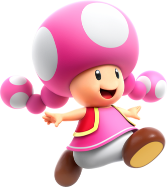 Artwork of Toadette from Super Mario Bros. Wonder