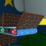 Squared screenshot of chocolate bars in Super Mario Galaxy.