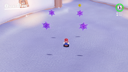 A group of four Regional Coins in the Snow Kingdom.