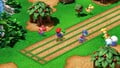 Mario and Yoshi racing against Boshi