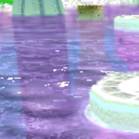 Polluted water in Super Mario Sunshine