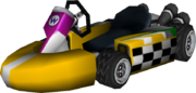 The model for Wario's Standard Kart L from Mario Kart Wii