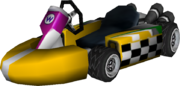 The model for Wario's Standard Kart L from Mario Kart Wii