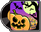 The record case for Pumpkin Panic in WarioWare Gold