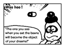 Slideshow comic panel in WarioWare: Snapped!