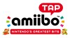 US logo of amiibo tap: Nintendo's Greatest Bits