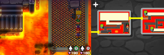 Block 28 in Bowser's Castle of Mario & Luigi: Bowser's Inside Story + Bowser Jr.'s Journey.