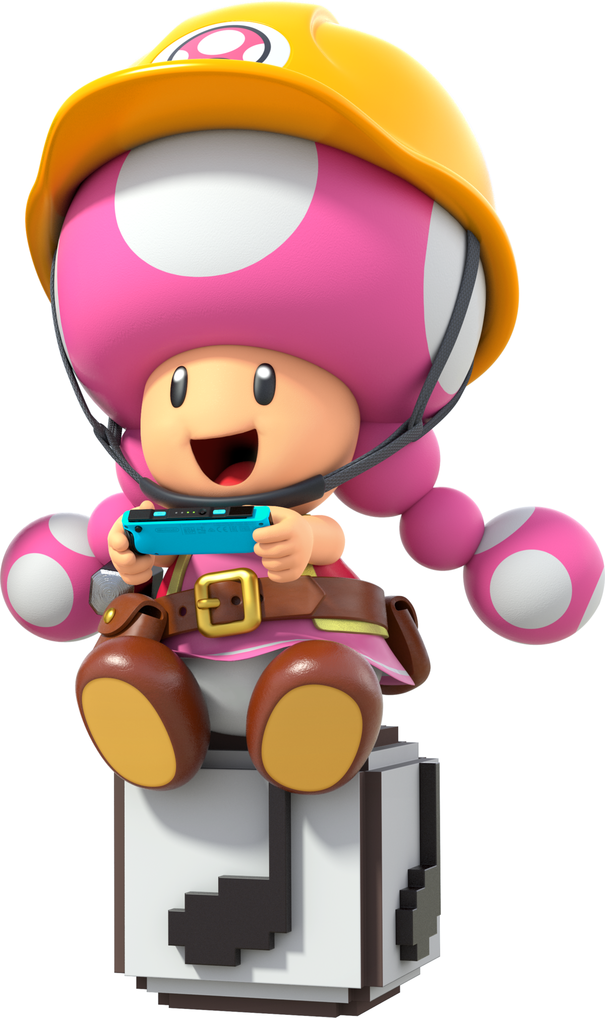 Filebuilder Toadette Playpng Super Mario Wiki The Mario Encyclopedia 3710