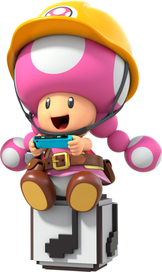 Filebuilder Toadette Playpng Super Mario Wiki The Mario Encyclopedia 4748