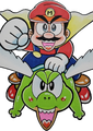 Cape Mario and Winged Yoshi Super Mario Bros. 4: Super Mario World 1, cover
