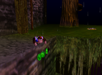 A set of green Banana Coins in Creepy Castle.