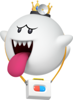 Dr. King Boo artwork from Dr. Mario World