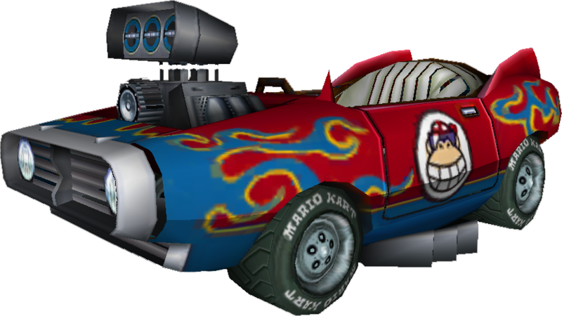 File:Flame Flyer (Funky Kong) Model.png - Super Mario Wiki, the Mario ...