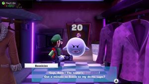 Boosician, a Boo from Luigi's Mansion 3, found in The Dance Hall.