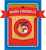 Level 3 Mario Fireballs card from the Mario Super Sluggers card game