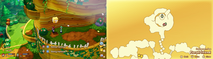11th ? block in Florall Island from Mario & Luigi: Brothership
