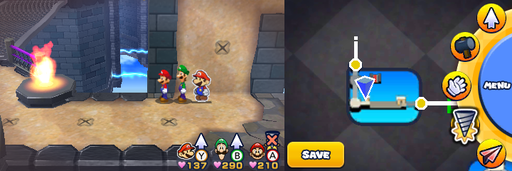 Location of 4 drill spots (4th, 5th, 6th and 7th) in Neo Bowser Castle.