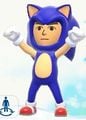 Sonic costume in Mario & Sonic at the Rio 2016 Olympic Games.