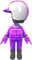 The Purple Mii Racing Suit from Mario Kart Tour