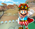 The course icon with Mario (King)