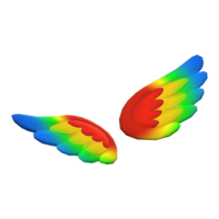 The Rainbow Flappy Wings from Mario Kart Tour
